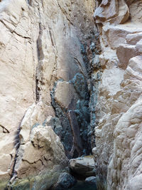 Full frame shot of rock formation