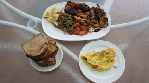 Close-up of food in plate