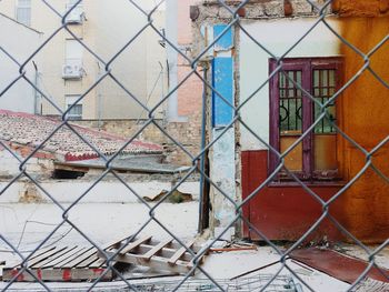 Full frame shot of chainlink fence