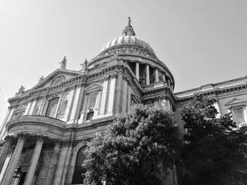 Low angle view of building against sky