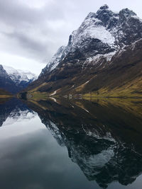 Reflection of fjord