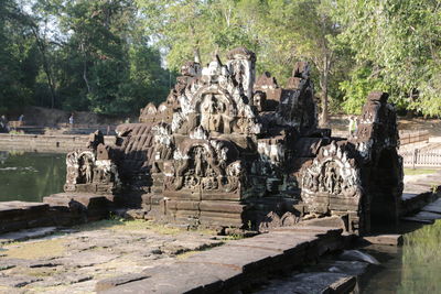 Statues at temple