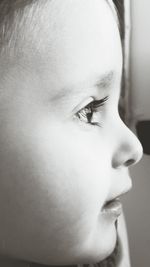 Close-up of woman looking away