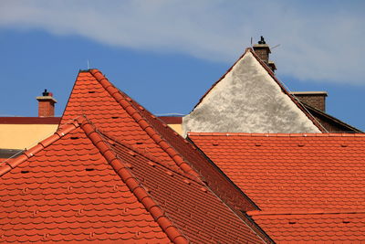 Low angle view of building against sky