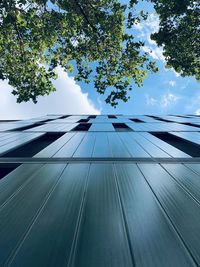 Low angle view of modern building