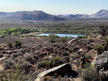 Scenic view of landscape against sky