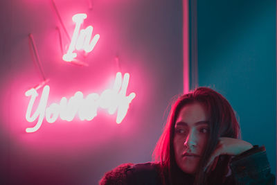 Full length portrait of woman