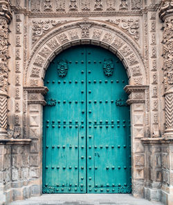 Entrance of old building