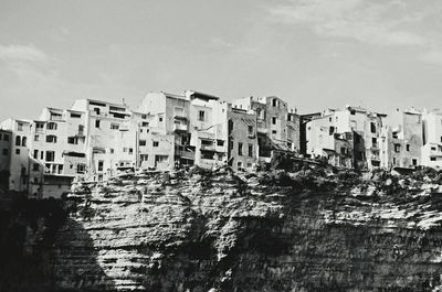 High angle view of residential district