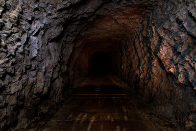 Interior of tunnel