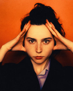 Portrait of a beautiful young woman