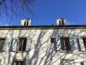 Low angle view of built structure against sky