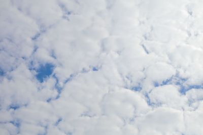 Low angle view of clouds in sky