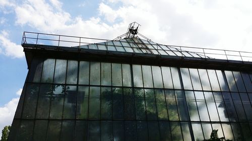 Low angle view of building against sky