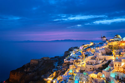 Famous greek tourist destination oia, greece