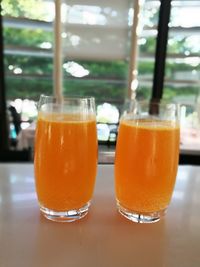 Close-up of drink on table