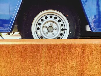 Close-up of vintage car