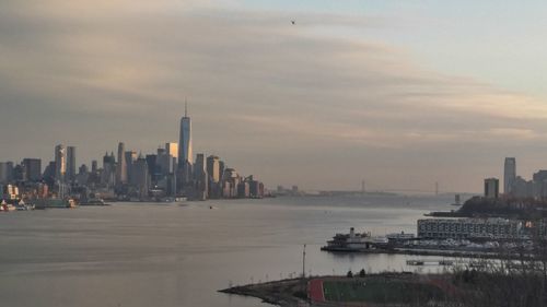 Cityscape at dusk