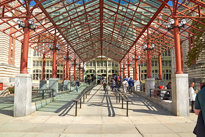 The gateway to ellis island, the island of new york where european migrants were disembarked