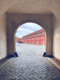 Corridor of building