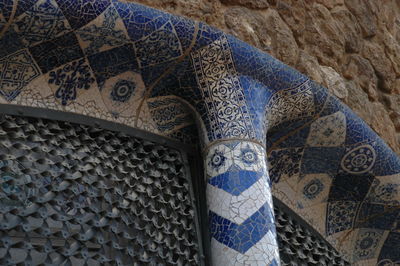 Ceramic detail of catalan building
