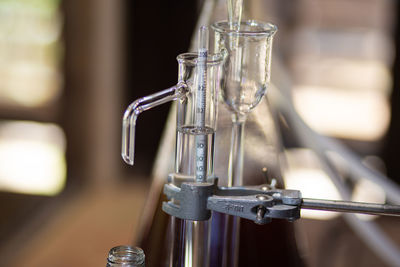 Glass tube test tube liquid distillation