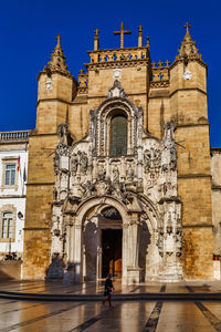 Facade of historic building