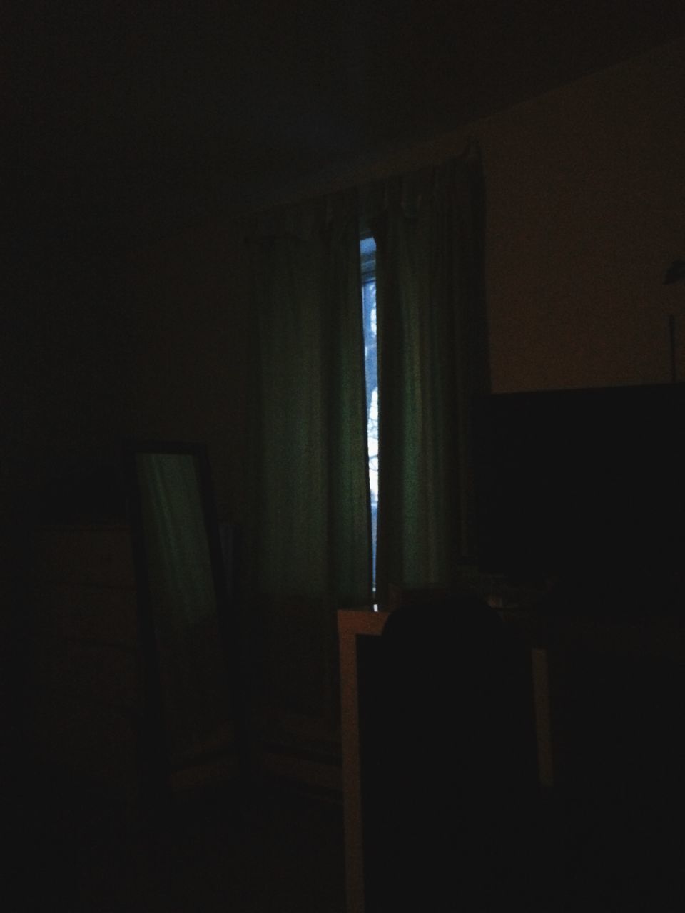 indoors, window, architecture, built structure, dark, home interior, house, wall - building feature, no people, curtain, illuminated, room, shadow, wall, sunlight, copy space, absence, light - natural phenomenon, darkroom, empty