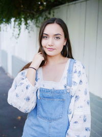 Portrait of a smiling young woman