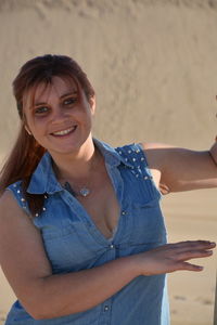 Portrait of smiling young woman