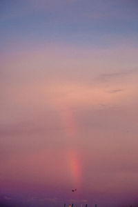 Full frame shot of orange sky