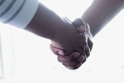 Close-up of hand