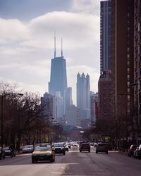 Traffic on city street