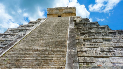 Low angle view of historical building against sky