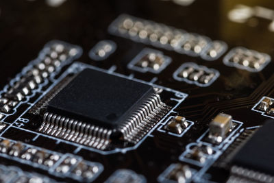 Close-up of circuit board