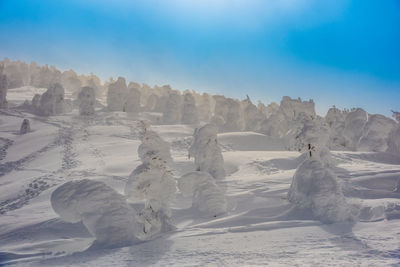 Panoramic view of landscape against sky