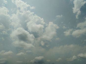 Low angle view of clouds in sky