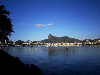 View of city at waterfront