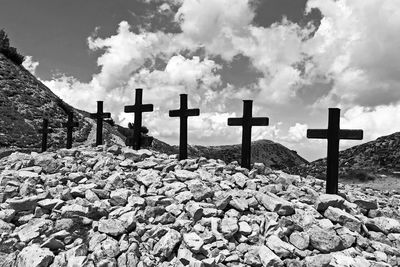 First world war memorial tomb to dead soldiers, 52 gallery, pasubio, veneto, italy