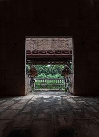 Entrance of old building