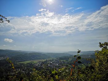 Scenic view of landscape against sky