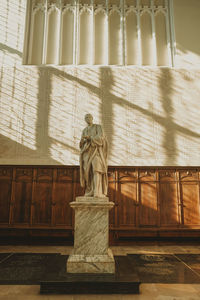 Low angle view of statue of historical building