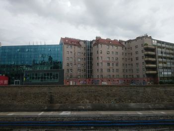 Buildings against sky in city