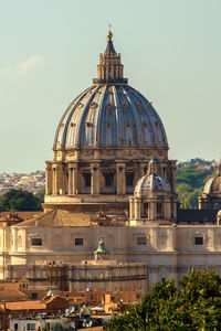 St peters basilica against sky in city