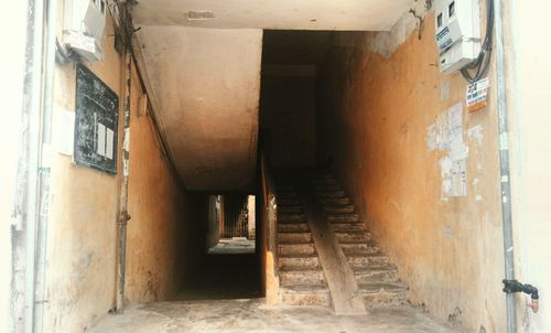 Staircase in old building