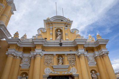 Low angle view of a temple