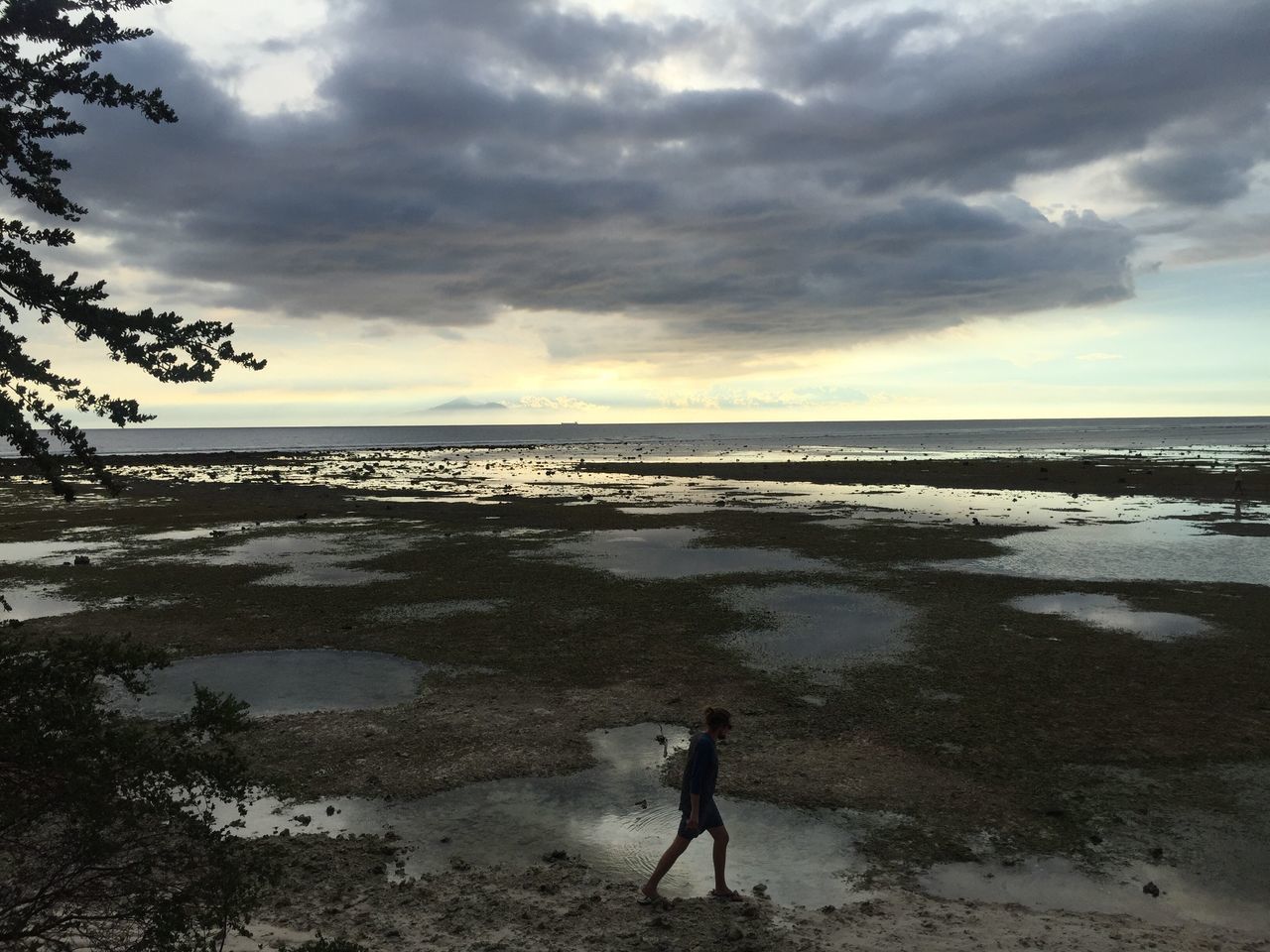 SCENIC VIEW OF SEA DURING SUNSET