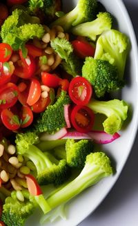 Close-up of salad in plate