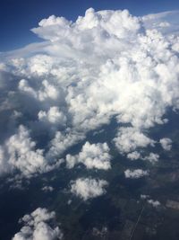 Low angle view of clouds in sky