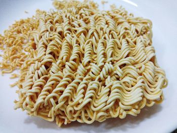 Close-up of pasta in plate